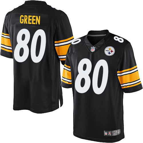 Men's Limited Ladarius Green Nike Jersey Black Home - #80 NFL Pittsburgh Steelers